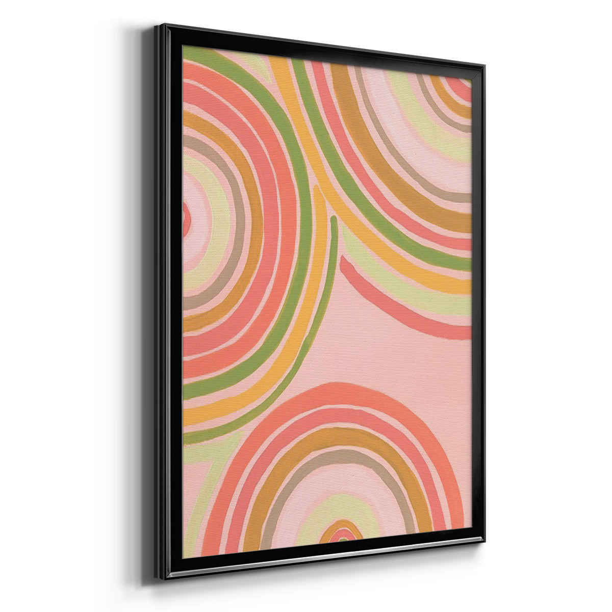 Abstract Rainbow I - Modern Framed Canvas Print