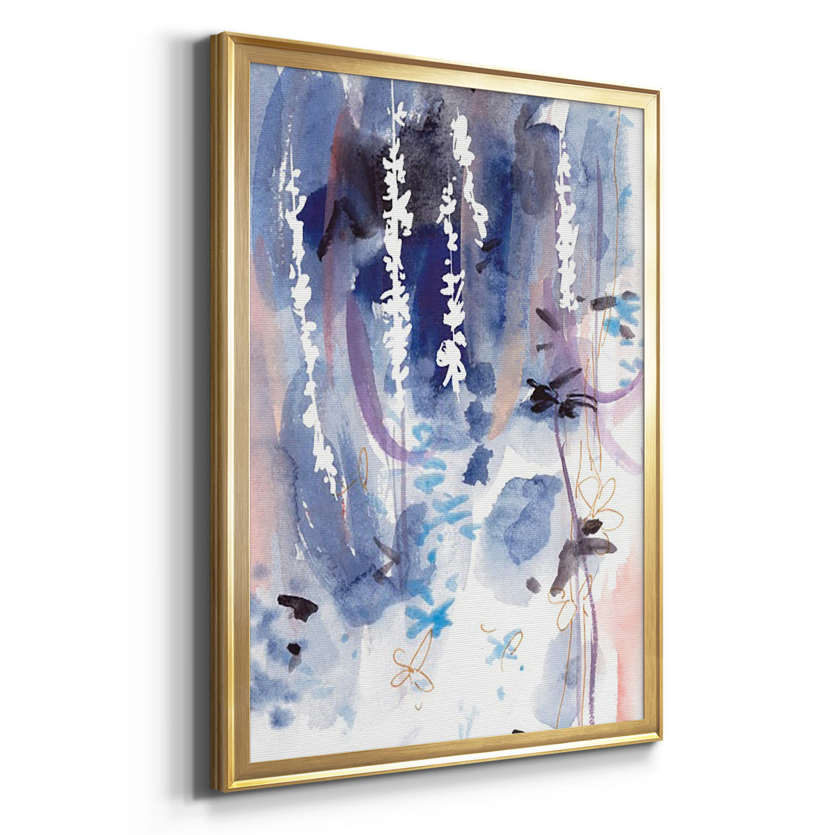 Late Night Breeze II - Modern Framed Canvas Print