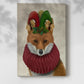 Christmas Foxy Christmas Fool - Gallery Wrapped Canvas