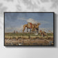 On the Banks of the Nile, Upper Egypt, 1876 - Floater Framed Canvas Print