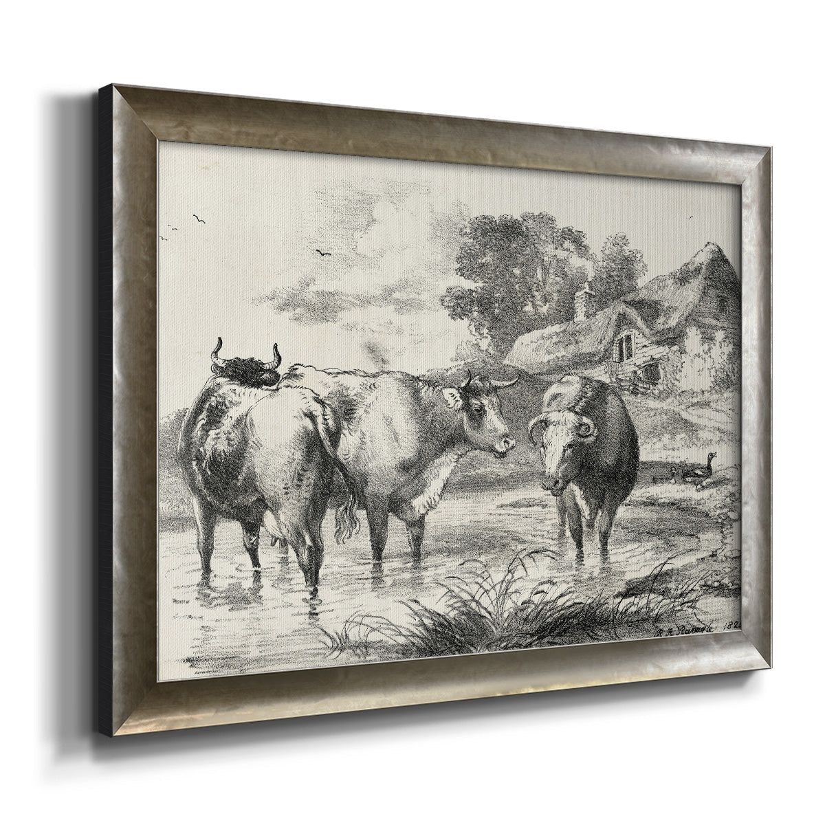 Rural Charms I Premium Framed Canvas- Ready to Hang