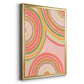 Abstract Rainbow I - Modern Framed Canvas Print