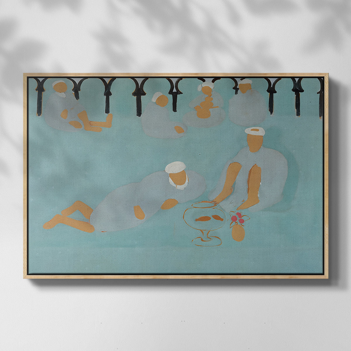 Arab Coffeehouse (Le café Maure), 1913 - Floater Framed Canvas Print