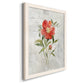 Linen Peony - Premium Canvas Framed in Barnwood - Ready to Hang