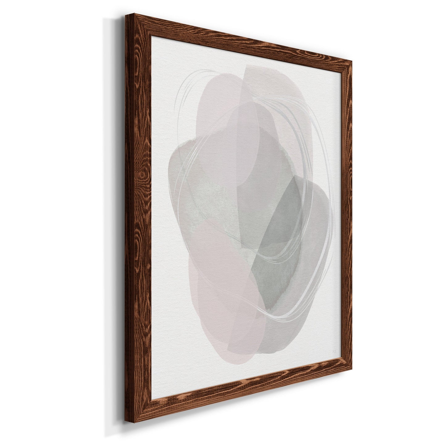 River Jewels II - Barnwood Framed Canvas Print