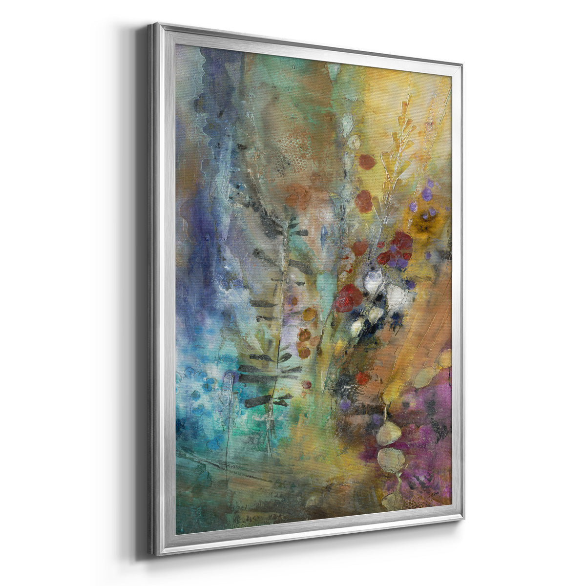 Fall Fling - Modern Framed Canvas Print