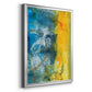 Aquatic Energy II - Modern Framed Canvas Print