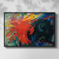Fighting Forms, 1914 - Floater Framed Canvas Print