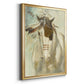 Warrior - Modern Framed Canvas Print