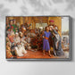 The Finding of the Saviour in the Temple, 1854-1860 - Floater Framed Canvas Print