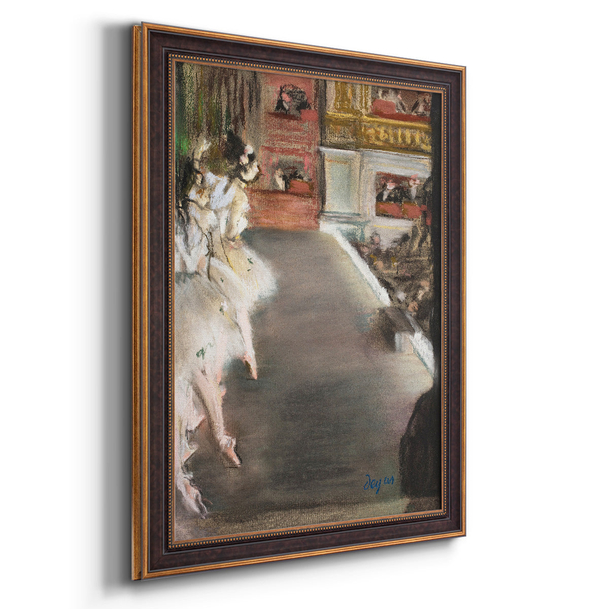 Dancers at the Old Opera House - Ornate Framed Canvas Print