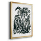 Ink Jungle IV - Modern Framed Canvas Print