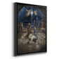 Silent Night - Modern Framed Canvas Print