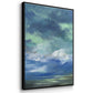 Island Dusk - Framed Premium Gallery Wrapped Canvas L Frame 3 Piece Set - Ready to Hang