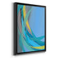 Circulating Flow I - Modern Framed Canvas Print