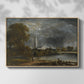 Salisbury Cathedral from the Meadows, c. 1831 - Floater Framed Canvas Print