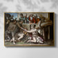 The Sacrifice of Noah (Sistine Chapel), 1509 - Floater Framed Canvas Print