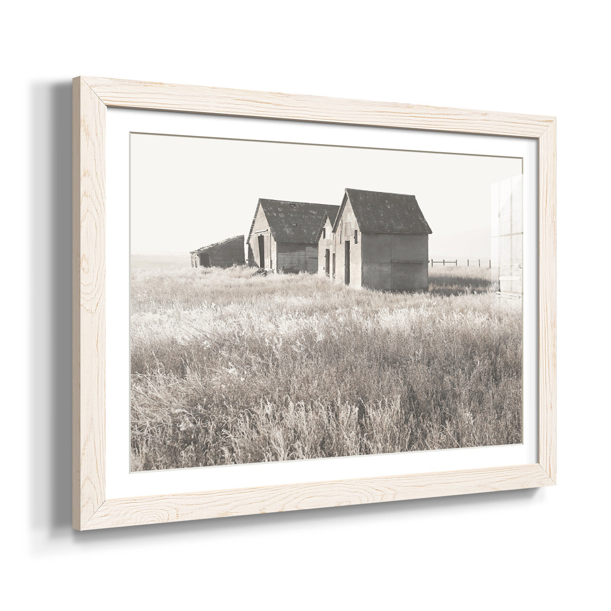 Neutral Barn - Barnwood Framed Art Print