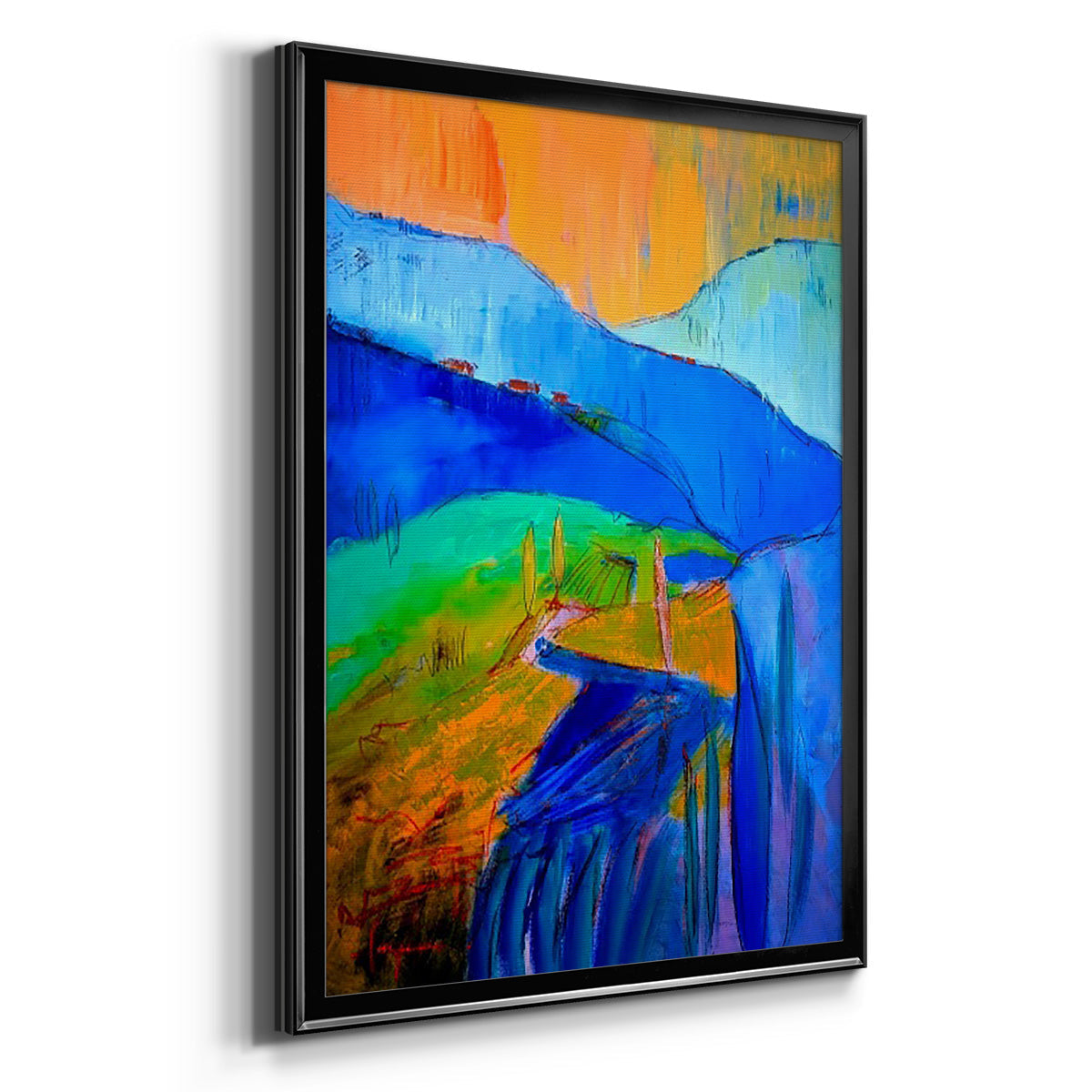 Fertile Dreams I - Modern Framed Canvas Print