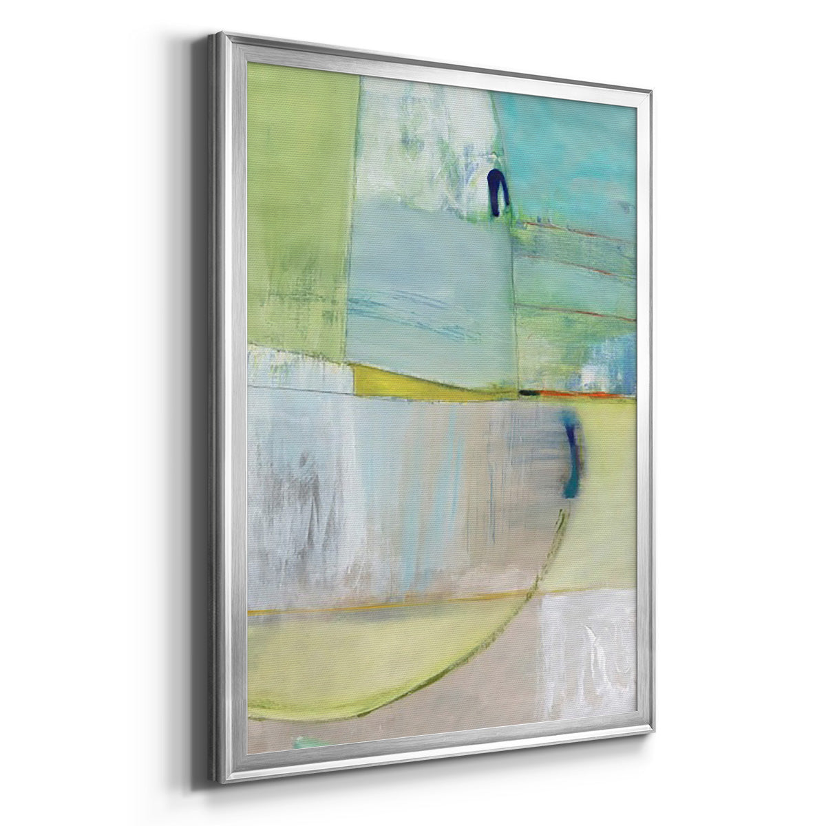 Incoming - Modern Framed Canvas Print