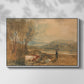 Lulworth Castle, Dorset, c. 1820 - Floater Framed Canvas Print