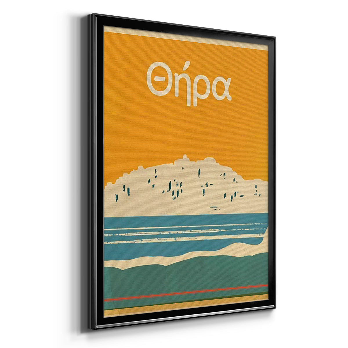 Summer Abroad III - Modern Framed Canvas Print