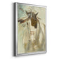 Warrior - Modern Framed Canvas Print