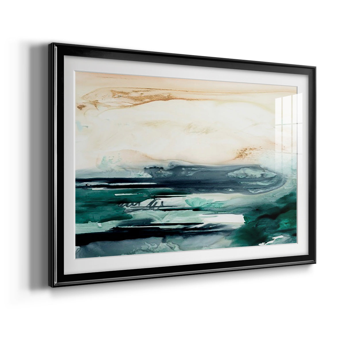 Sea Foam Flow II - Modern Framed Art Print