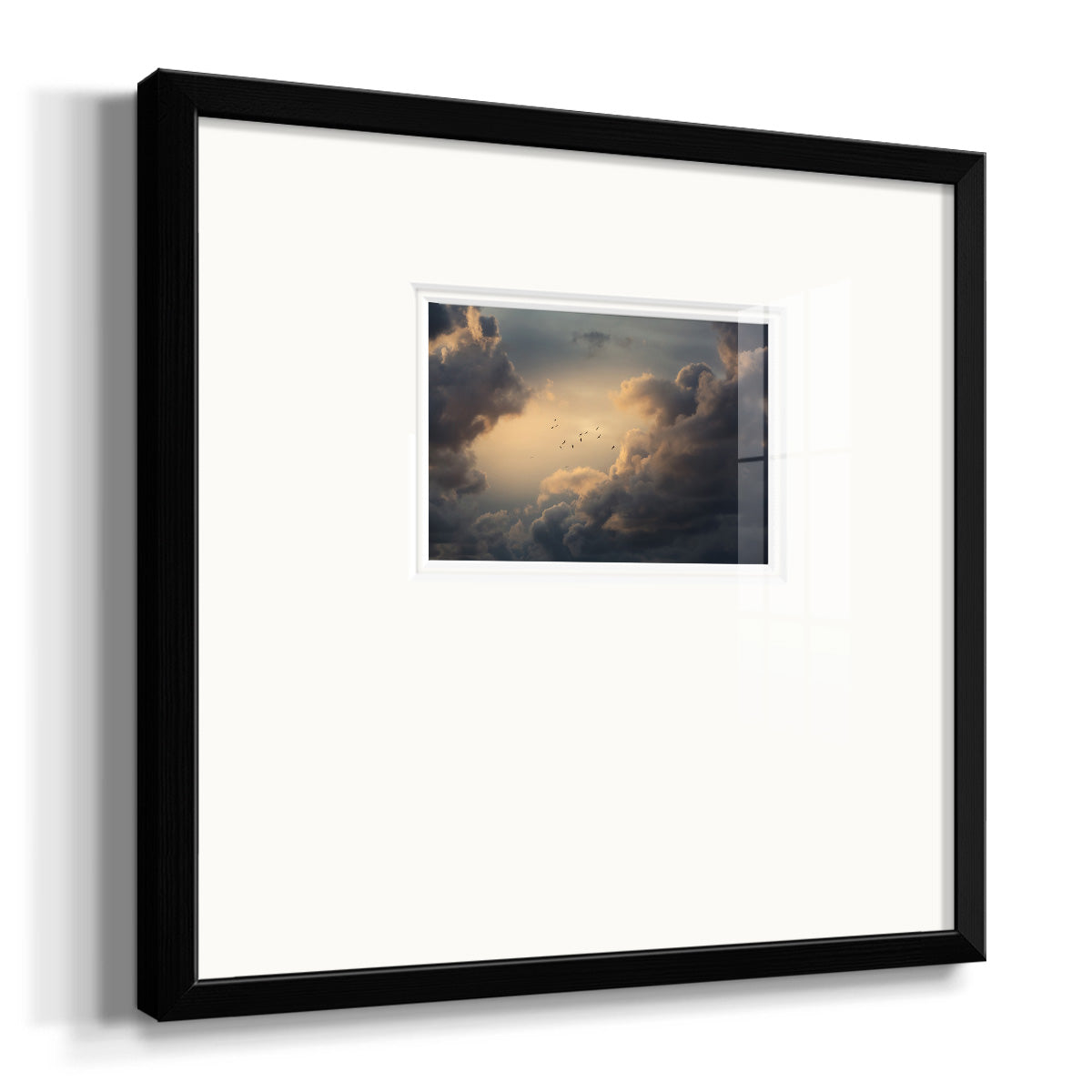 Soaring High Above- Premium Framed Print Double Matboard