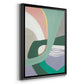 Merge Left - Modern Framed Canvas Print