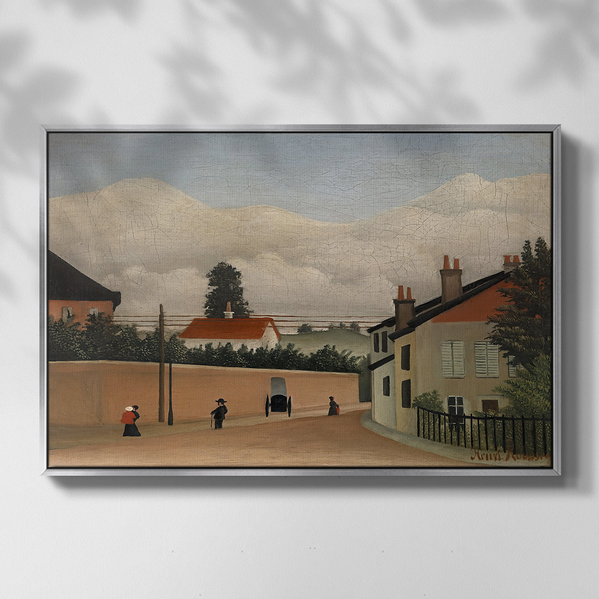 Outskirts of Paris, c. 1906-1910 - Floater Framed Canvas Print