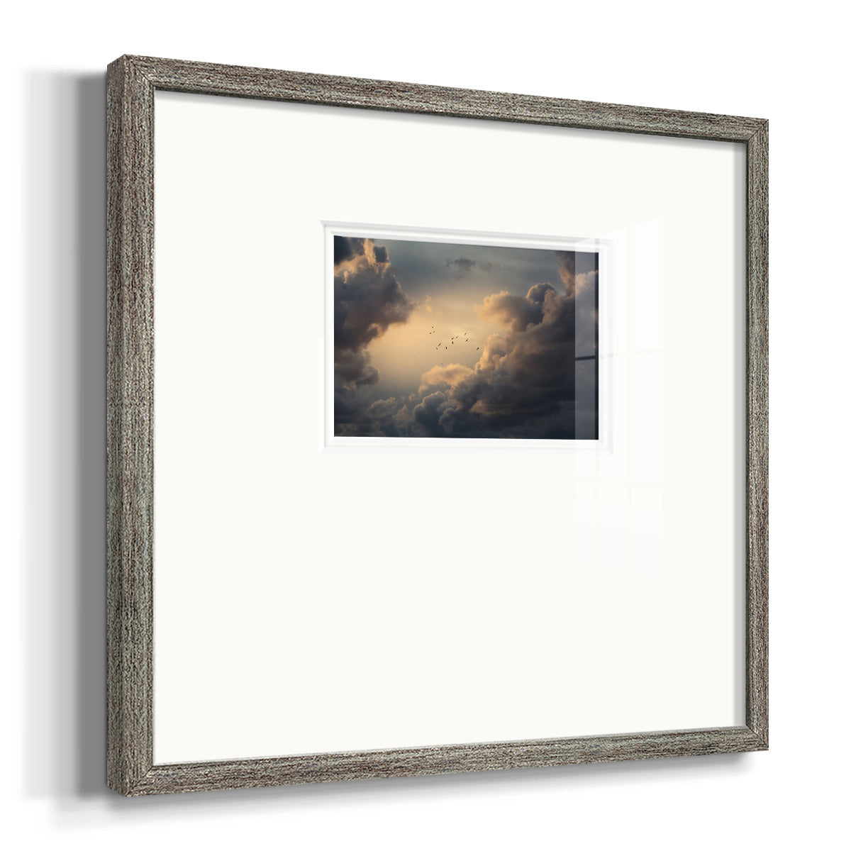 Soaring High Above Premium Framed Print Double Matboard