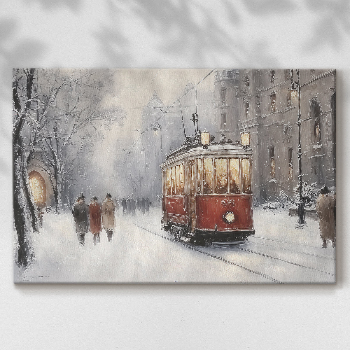 Frostlit Blessing of Eve - Canvas Art Print