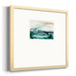 Sea Foam Flow I Premium Framed Print Double Matboard