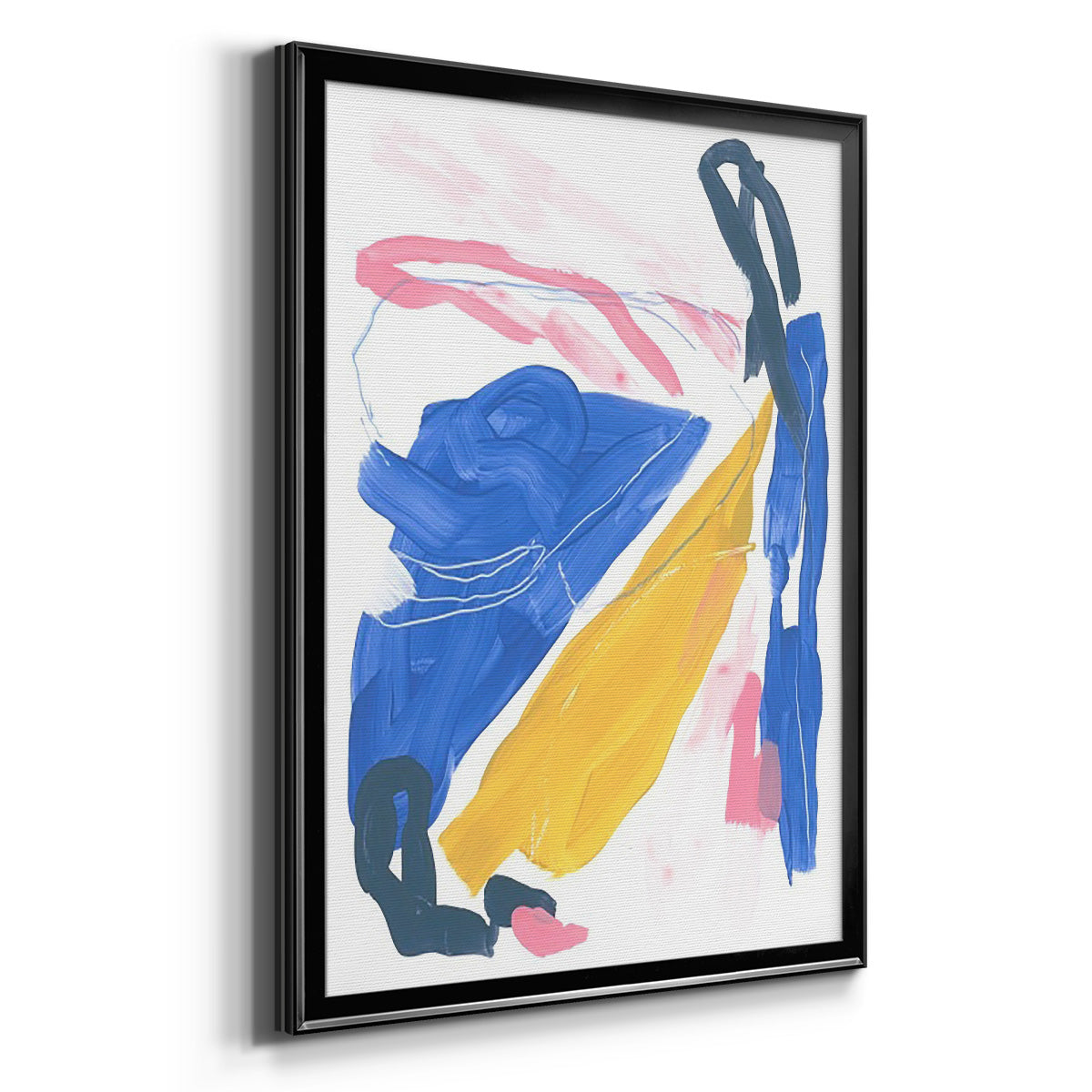 Feedback Loop II - Modern Framed Canvas Print