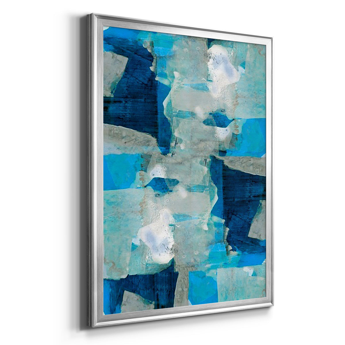 Impasto I - Modern Framed Canvas Print