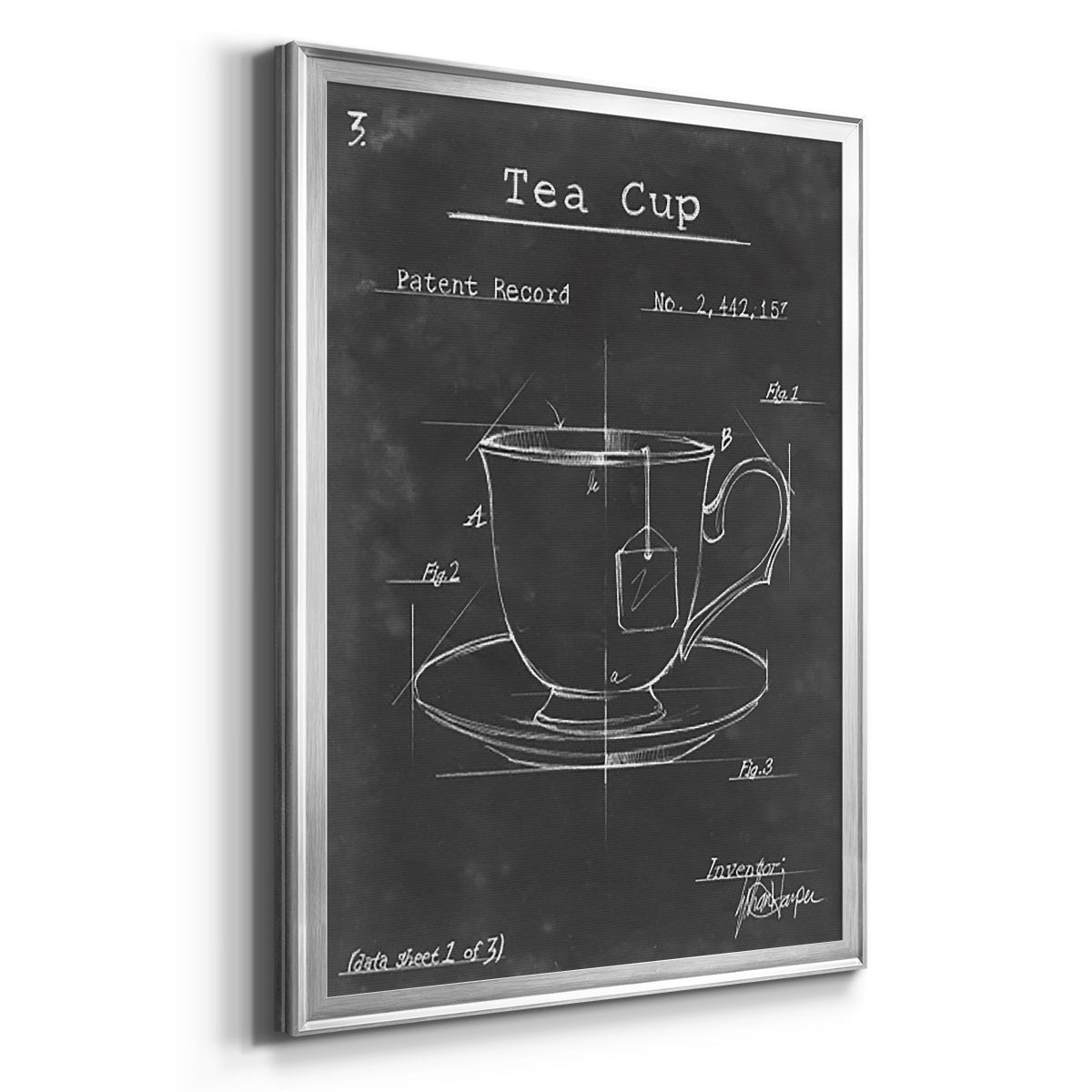 Morning Routine I - Modern Framed Canvas Print
