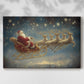 Dusk of Pale Winter Sleigh - Canvas Art Print