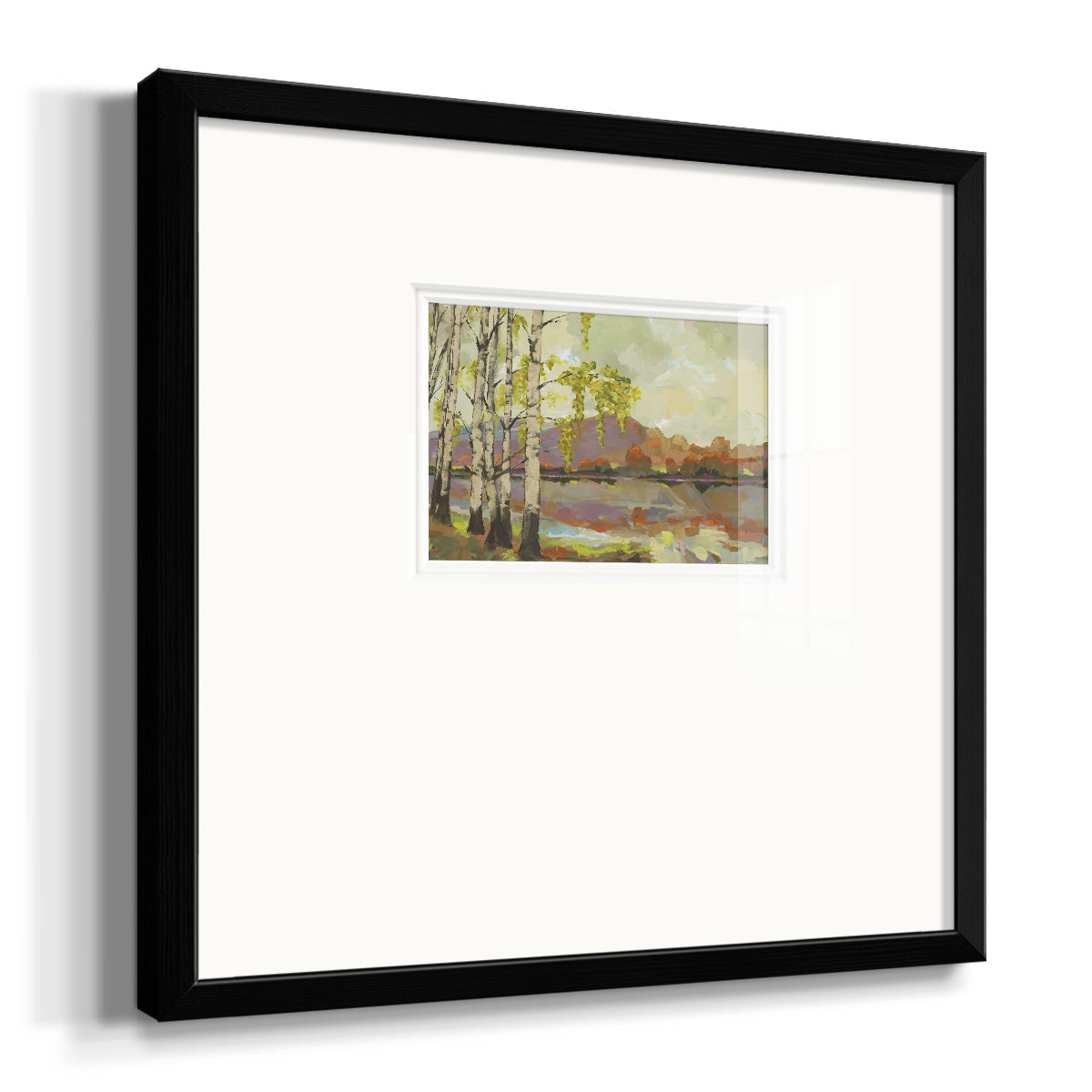 Birch Stand- Premium Framed Print Double Matboard