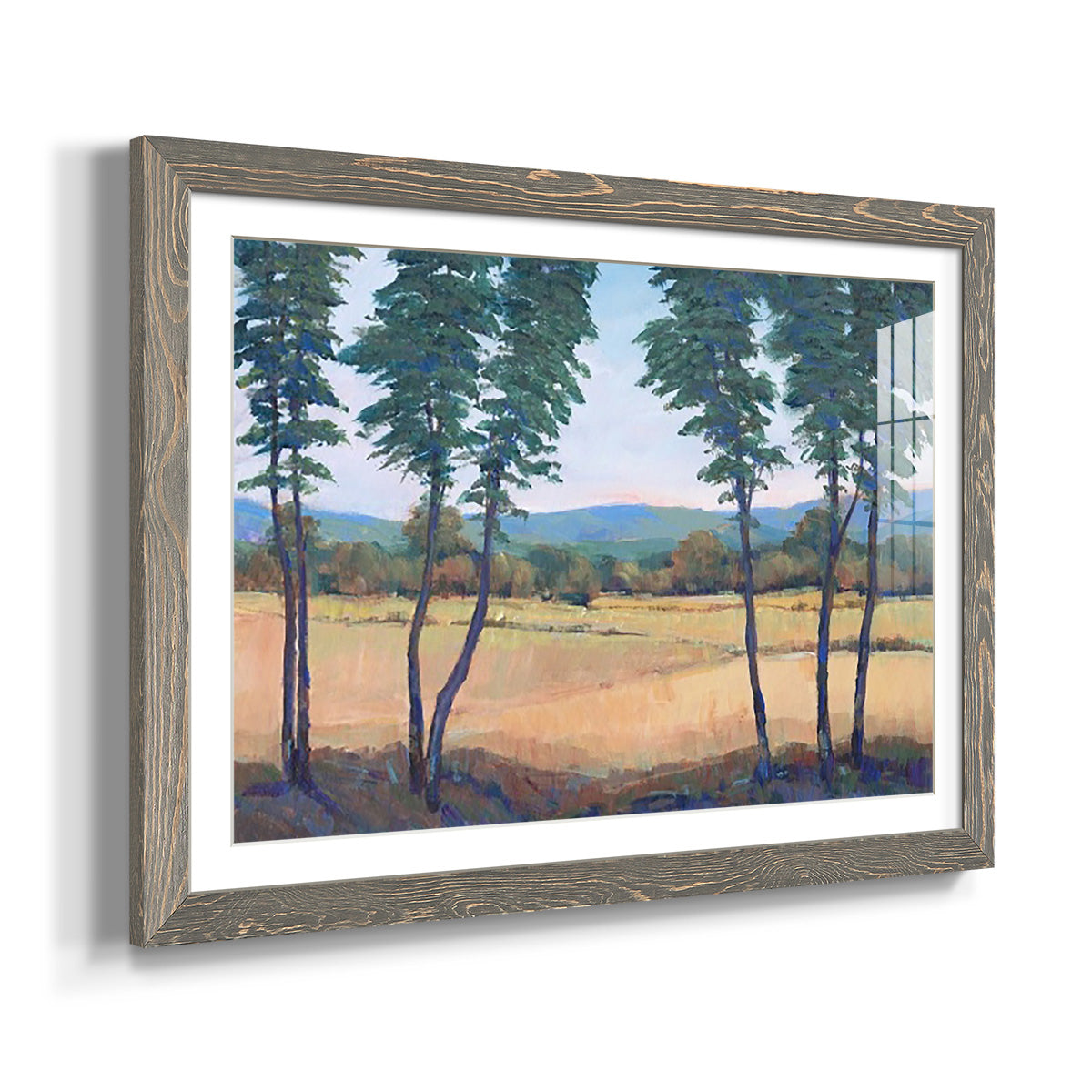 Still Morning II - Barnwood Framed Art Print
