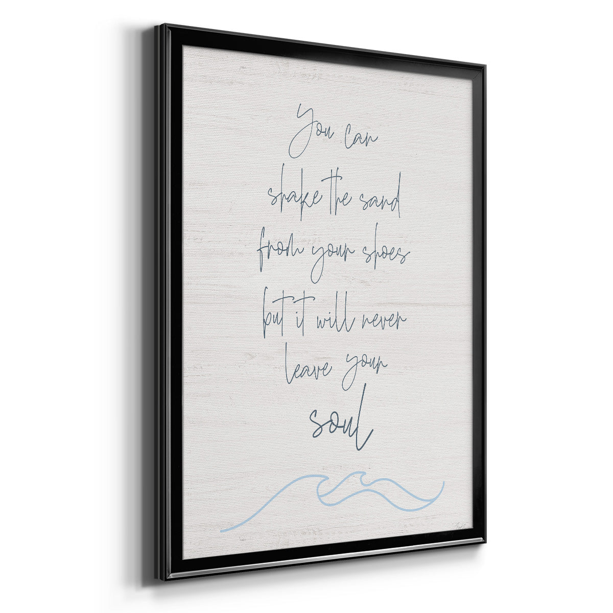 Shake the Sand - Modern Framed Canvas Print