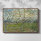 The Pink Orchard, 1888 - Floater Framed Canvas Print