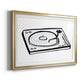 Vinyl Sketch Premium Framed Print - Ready to Hang