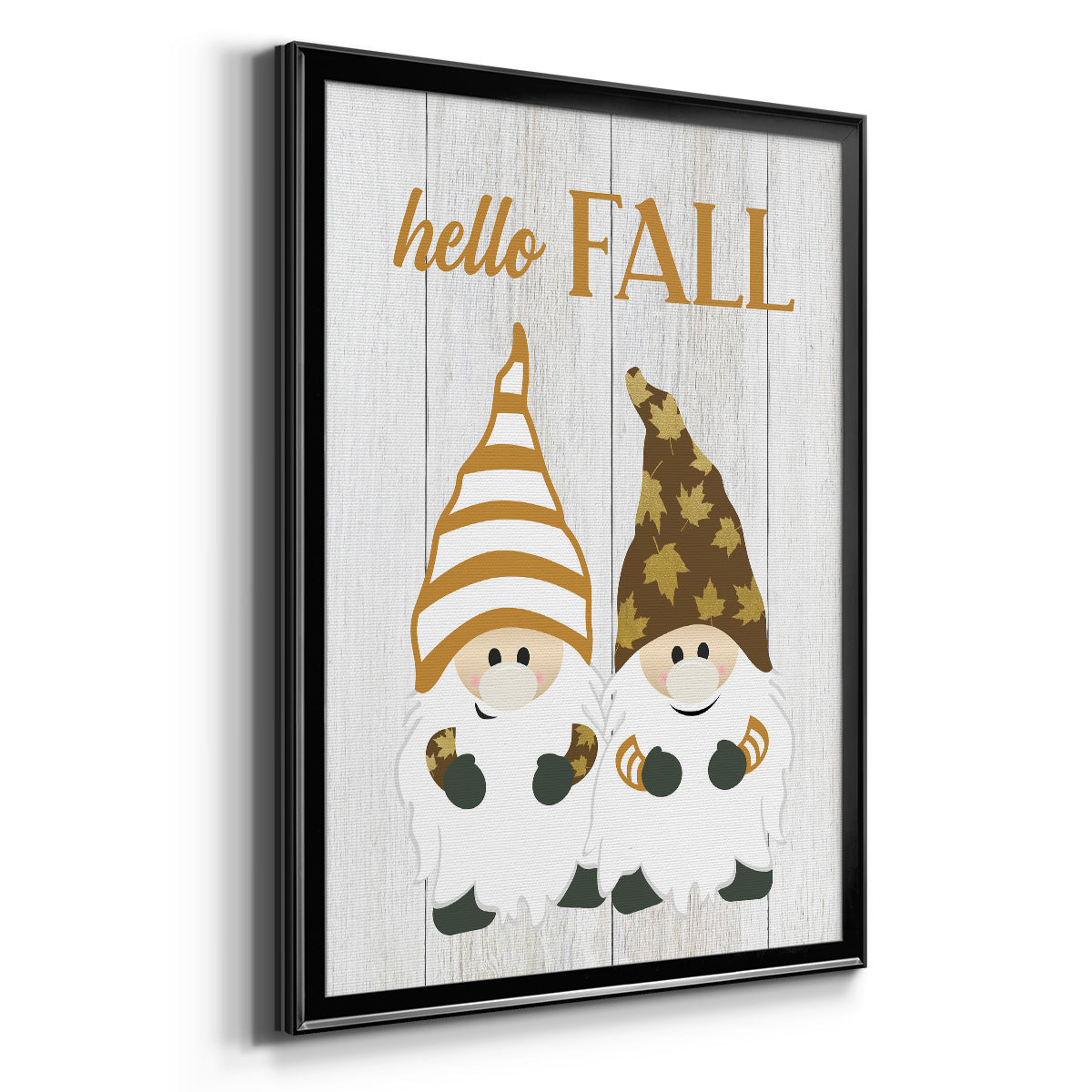 Harvest Gnomes - Modern Framed Canvas Print