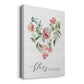 Paradise Floral Heart - Canvas Art Print