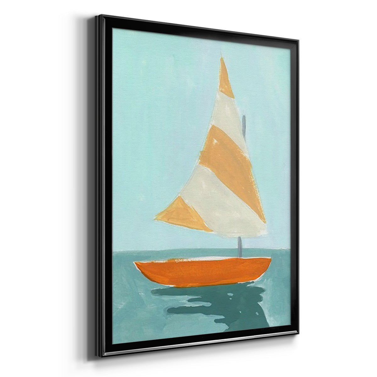 Small Sail I - Modern Framed Canvas Print