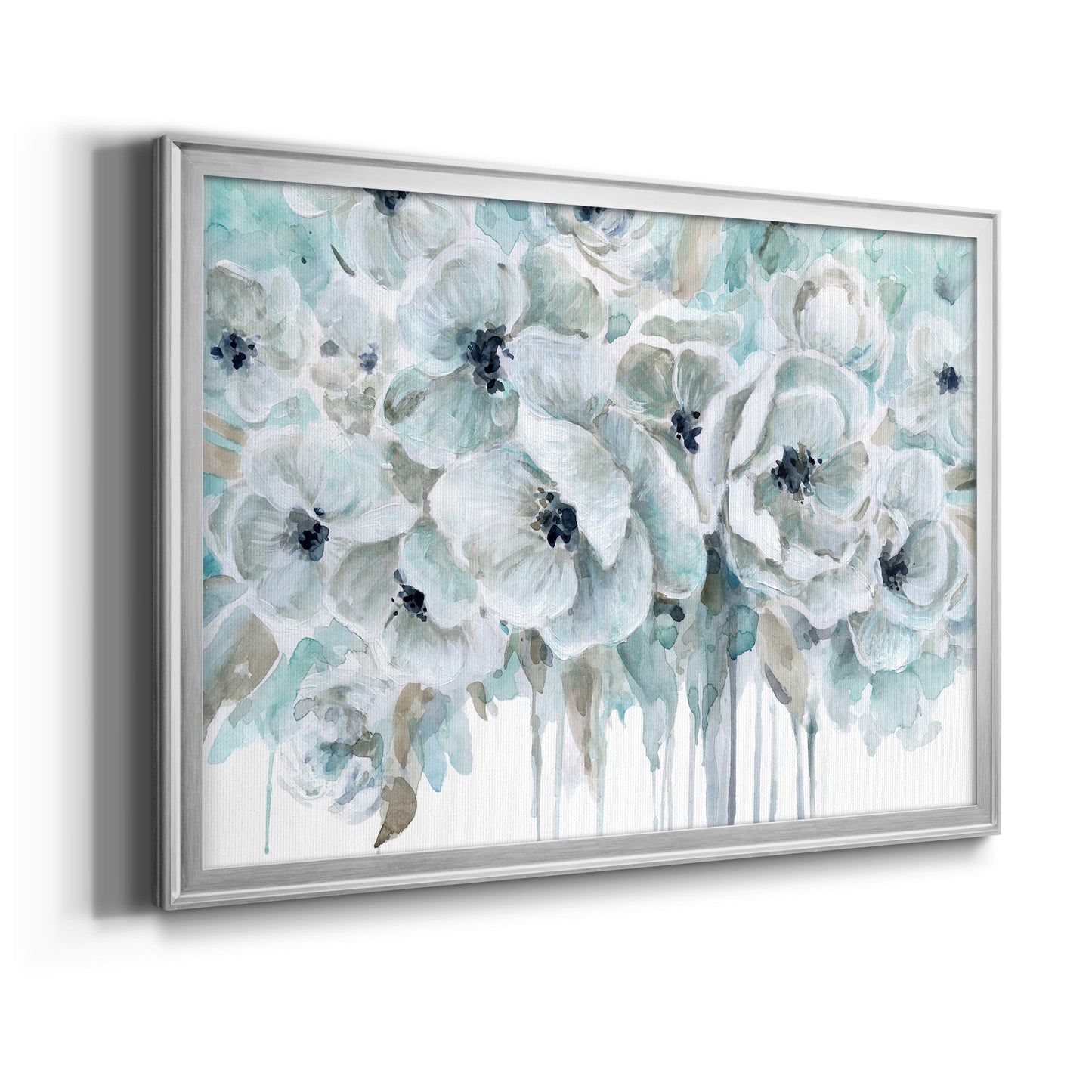 Teal Harmony II Premium Classic Framed Canvas - Ready to Hang