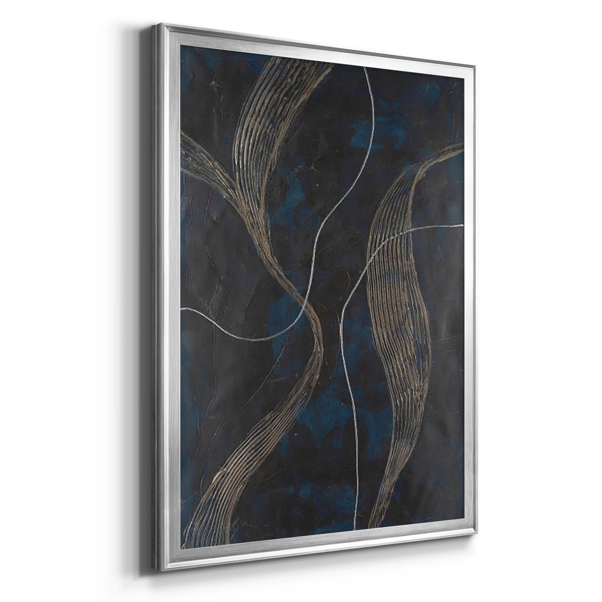 Laminar Flow II - Modern Framed Canvas Print