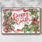 Cardinal Holly Christmas Collection A - Floater Framed Canvas Print