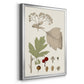 Leaves & Berries II - Modern Framed Canvas Print